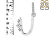 Cubic Zirconia Alphabet U Pendant CUZ-RDA-47.