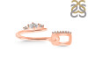 Cubic Zirconia Alphabet U Pendant CUZ-RDA-47.