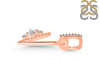 Cubic Zirconia Alphabet V Pendant CUZ-RDA-48.