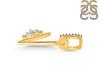 Cubic Zirconia Alphabet V Pendant CUZ-RDA-48.