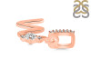 Cubic Zirconia Alphabet W Pendant CUZ-RDA-49.