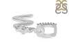 Cubic Zirconia Alphabet W Pendant CUZ-RDA-49.
