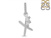 Cubic Zirconia Alphabet X Pendant CUZ-RDA-50.