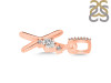 Cubic Zirconia Alphabet X Pendant CUZ-RDA-50.