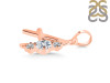 Cubic Zirconia Alphabet A Pendant CUZ-RDA-53.
