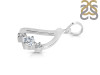 Cubic Zirconia Alphabet D Pendant CUZ-RDA-56.