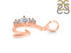 Cubic Zirconia Alphabet G Pendant CUZ-RDA-59.