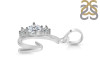 Cubic Zirconia Alphabet G Pendant CUZ-RDA-59.