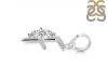 Cubic Zirconia Alphabet F Pendant CUZ-RDA-6.