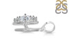 Cubic Zirconia Alphabet H Pendant CUZ-RDA-60.
