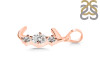 Cubic Zirconia Alphabet J Pendant CUZ-RDA-62.