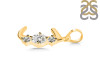 Cubic Zirconia Alphabet J Pendant CUZ-RDA-62.