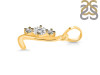 Cubic Zirconia Alphabet L Pendant CUZ-RDA-64.