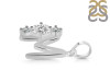 Cubic Zirconia Alphabet M Pendant CUZ-RDA-65.