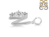 Cubic Zirconia Alphabet N Pendant CUZ-RDA-66.