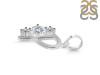 Cubic Zirconia Alphabet P Pendant CUZ-RDA-68.