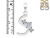 Cubic Zirconia Alphabet S Pendant CUZ-RDA-71.