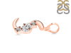 Cubic Zirconia Alphabet S Pendant CUZ-RDA-71.