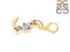 Cubic Zirconia Alphabet S Pendant CUZ-RDA-71.