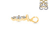 Cubic Zirconia Alphabet T Pendant CUZ-RDA-72.