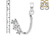 Cubic Zirconia Alphabet U Pendant CUZ-RDA-73.