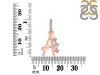 Cubic Zirconia Alphabet A Pendant CUZ-RDA-79.