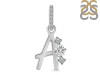Cubic Zirconia Alphabet A Pendant CUZ-RDA-79.