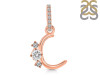 Cubic Zirconia Alphabet C Pendant CUZ-RDA-81.