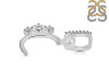 Cubic Zirconia Alphabet C Pendant CUZ-RDA-81.