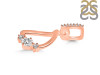 Cubic Zirconia Alphabet D Pendant CUZ-RDA-82.