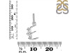 Cubic Zirconia Alphabet E Pendant CUZ-RDA-83.