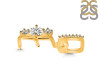 Cubic Zirconia Alphabet E Pendant CUZ-RDA-83.