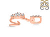 Cubic Zirconia Alphabet G Pendant CUZ-RDA-85.