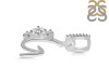 Cubic Zirconia Alphabet G Pendant CUZ-RDA-85.