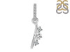 Cubic Zirconia Alphabet I Pendant CUZ-RDA-87.