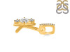 Cubic Zirconia Alphabet K Pendant CUZ-RDA-89.