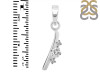 Cubic Zirconia Alphabet I Pendant CUZ-RDA-9.