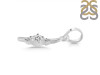 Cubic Zirconia Alphabet I Pendant CUZ-RDA-9.