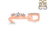 Cubic Zirconia Alphabet L Pendant CUZ-RDA-90.