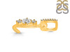 Cubic Zirconia Alphabet L Pendant CUZ-RDA-90.