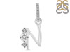 Cubic Zirconia Alphabet N Pendant CUZ-RDA-92.