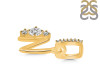 Cubic Zirconia Alphabet N Pendant CUZ-RDA-92.