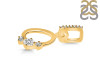 Cubic Zirconia Alphabet O Pendant CUZ-RDA-93.