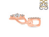 Cubic Zirconia Alphabet P Pendant CUZ-RDA-94.