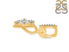 Cubic Zirconia Alphabet P Pendant CUZ-RDA-94.