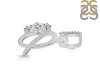 Cubic Zirconia Alphabet Q Pendant CUZ-RDA-95.