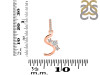 Cubic Zirconia Alphabet S Pendant CUZ-RDA-97.