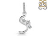 Cubic Zirconia Alphabet S Pendant CUZ-RDA-97.