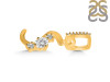 Cubic Zirconia Alphabet S Pendant CUZ-RDA-97.
