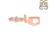 Cubic Zirconia Alphabet T Pendant CUZ-RDA-98.